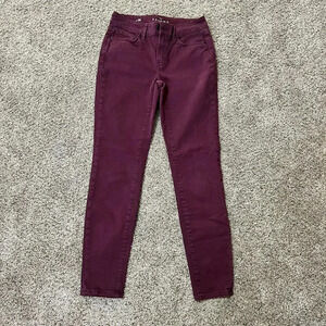 White House Black Market The Mid Rise Skinny Ankle Jeans Stretch Comfort Size 00